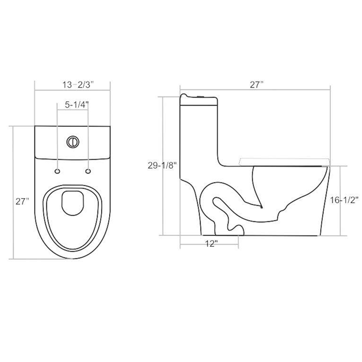 Fionn One-Piece Dual-Flush Toilet