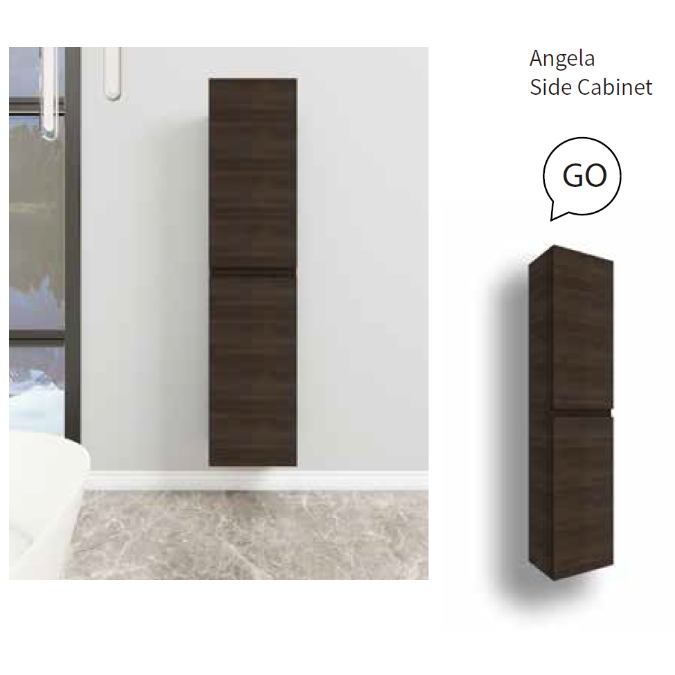 Angela 16" Wall Mounted Linen Cabinet