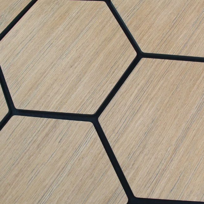 Wood Hexagon MDF Acoustic Interior Decorative Wall Panel