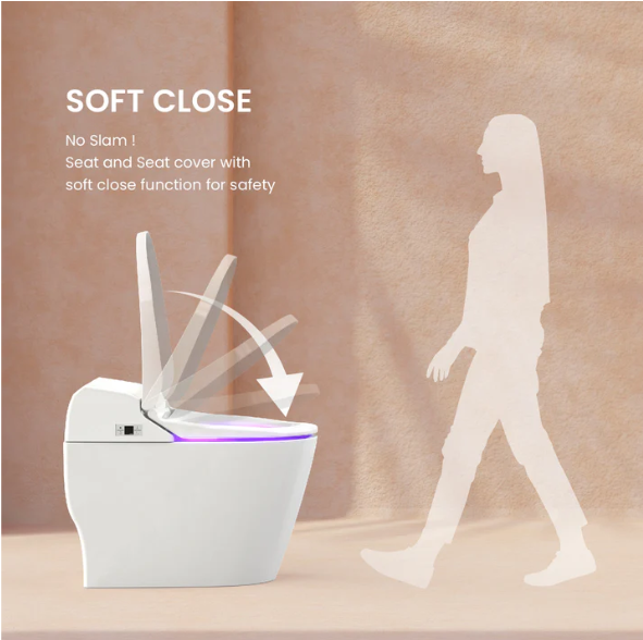 VOVO Smart Bidet Toilet with Auto Flushing TCB-8100W (Made in Korea)