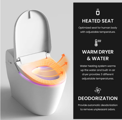 VOVO Smart Bidet Toilet with Auto Flushing TCB-8100W (Made in Korea)
