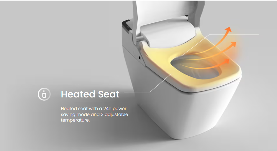 VOVO Smart Bidet Toilet with Auto Open and Close Lid TCB-090SA (Made in Korea)