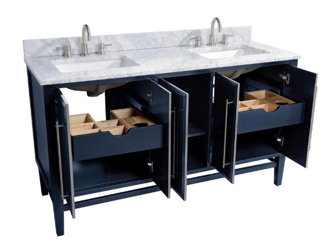 [CLEARANCE] Avanity Mason 60 in. Double Sink Bathroom Vanity [BASE ONLY]
