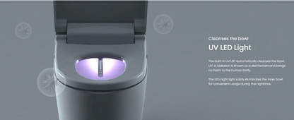 VOVO Smart Bidet Toilet with Auto Open and Close Lid TCB-090SA-B - Matte Black (Made in Korea)