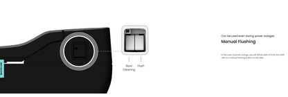 VOVO Smart Bidet Toilet with Auto Open and Close Lid TCB-090SA-B - Matte Black (Made in Korea)