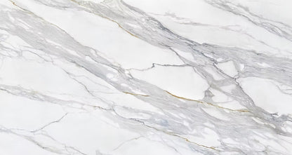 Silver Crest Printed Quartz Slab