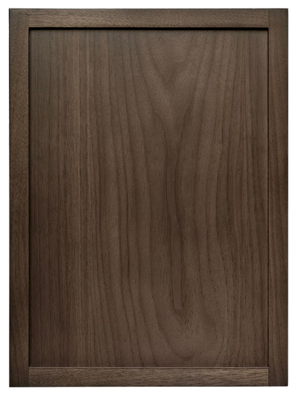 Frameless Slim Shaker Bourbon Walnut