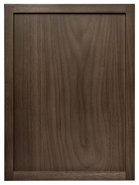Frameless Slim Shaker Bourbon Walnut