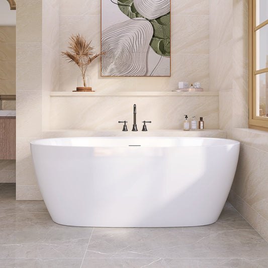 Freestanding Bathtub – Glossy White – Nerine