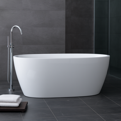 Freestanding Bathtub – Glossy White – Nerine
