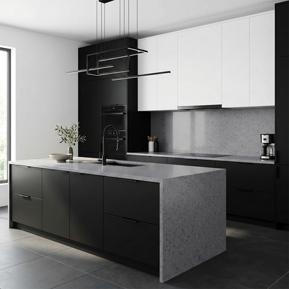 Sparkling Grey Quartz Slab