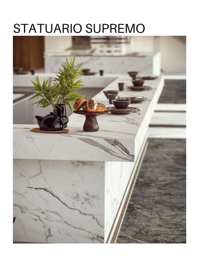 Atlas Plan PorcelainTop™ Statuario Supremo Porcelain Slab