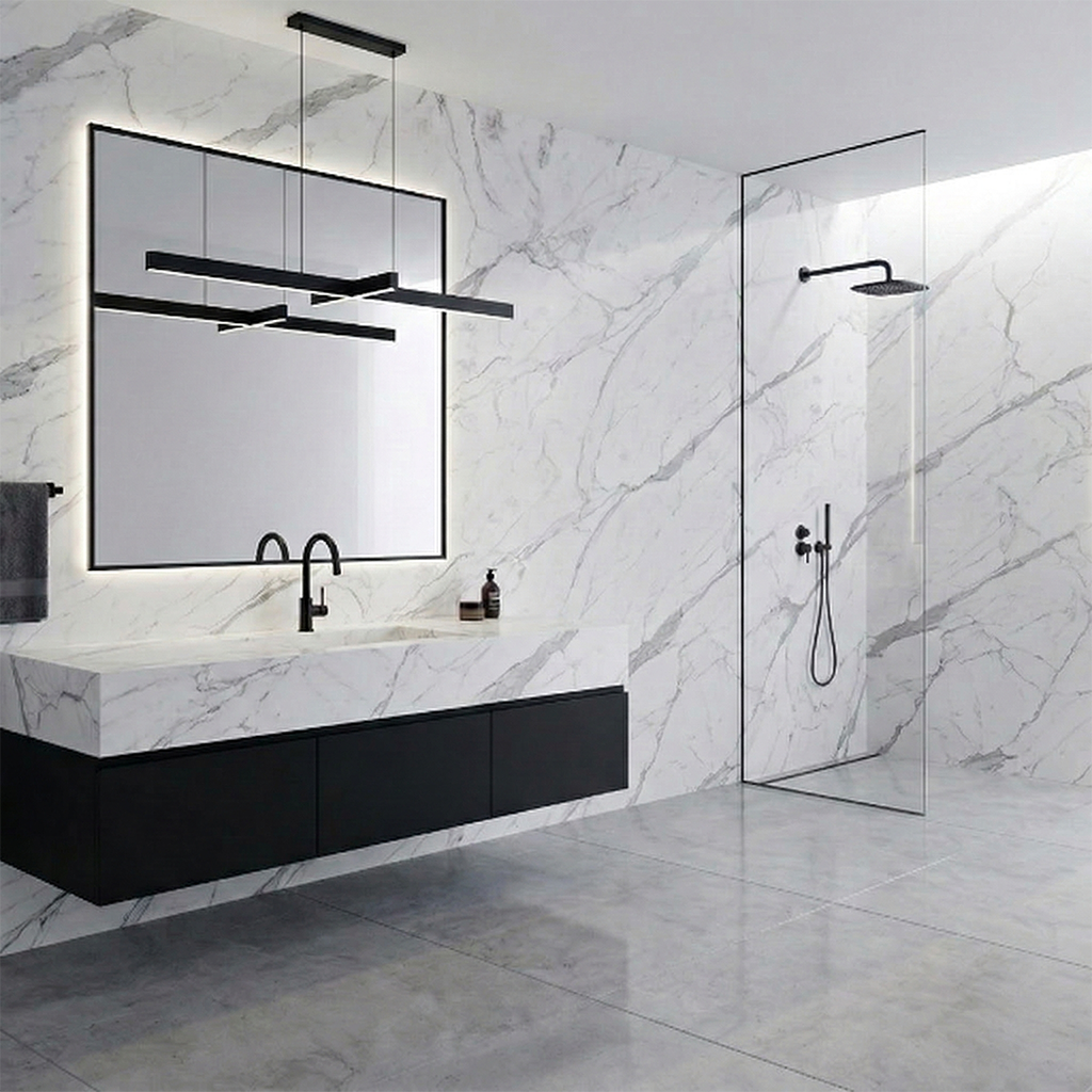Atlas Plan PorcelainTop™ Statuario Supremo Italian Porcelain Slab
