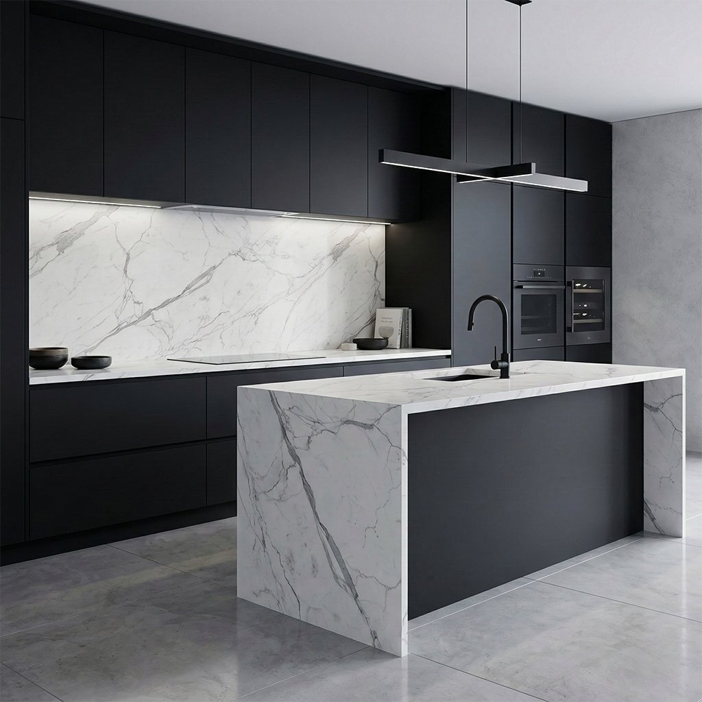Atlas Plan PorcelainTop™ Statuario Supremo Italian Porcelain Slab