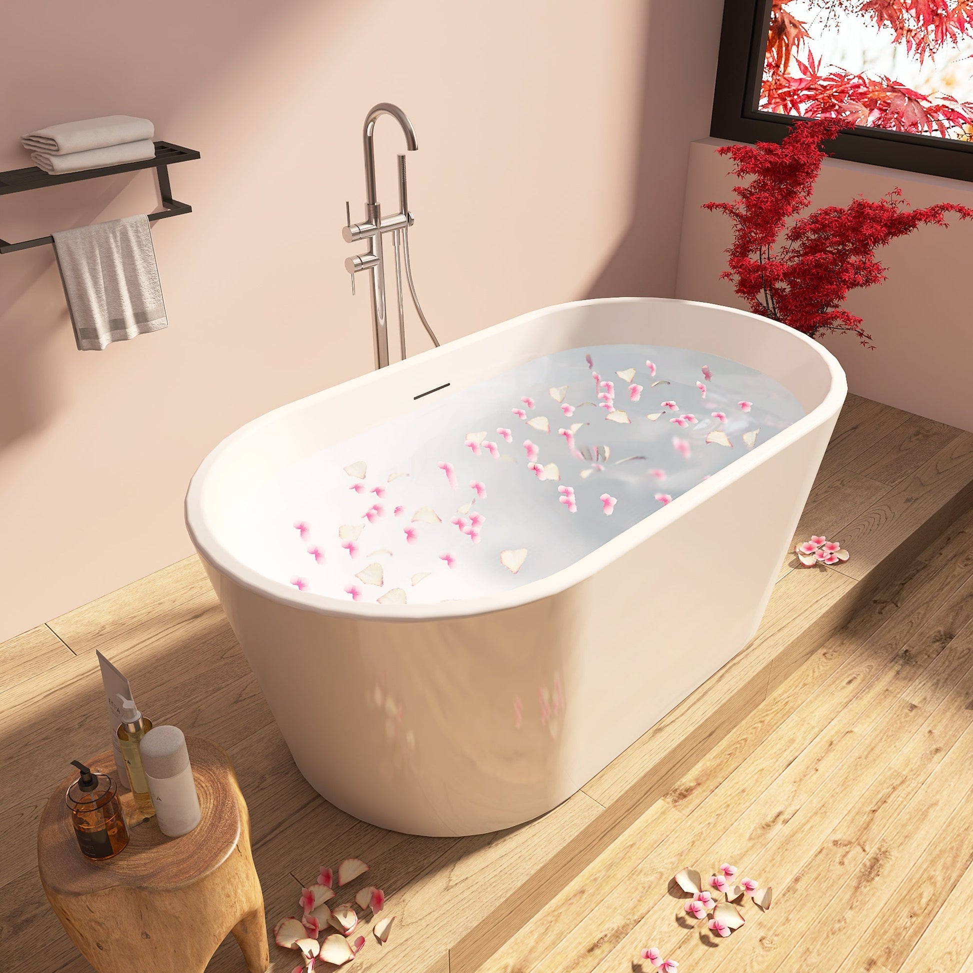 Freestanding Bathtub – Glossy White – Sorella