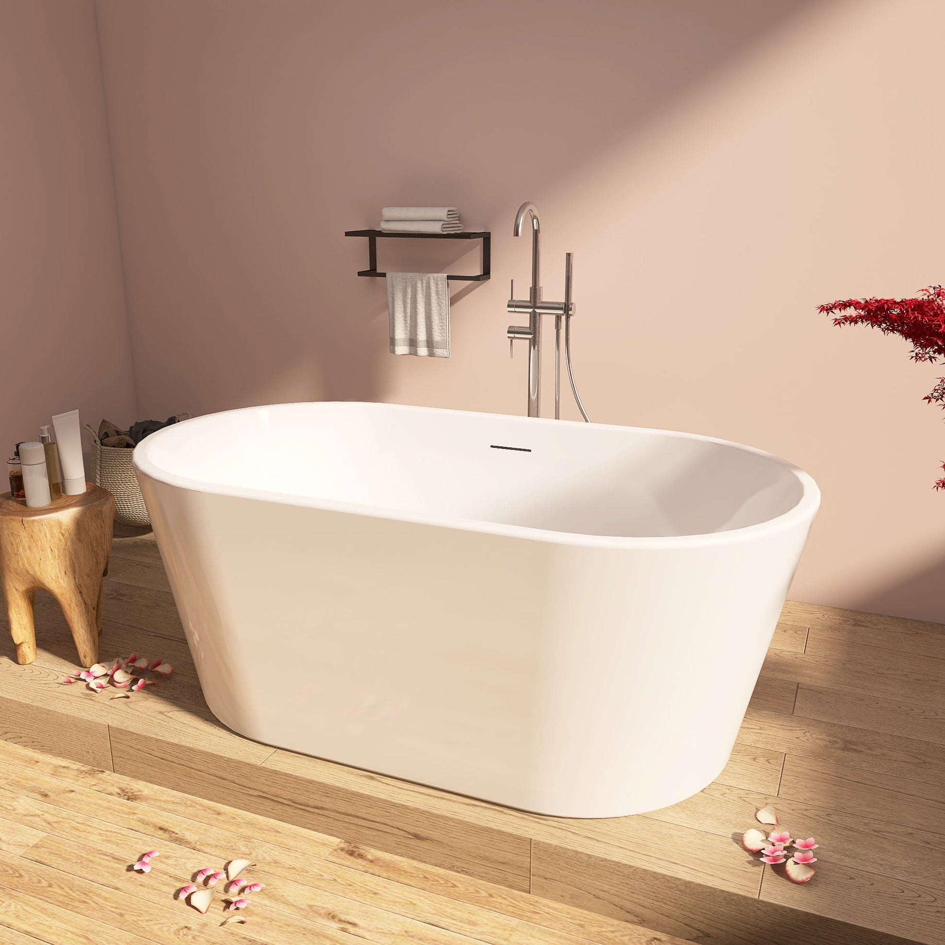 Freestanding Bathtub – Glossy White – Sorella