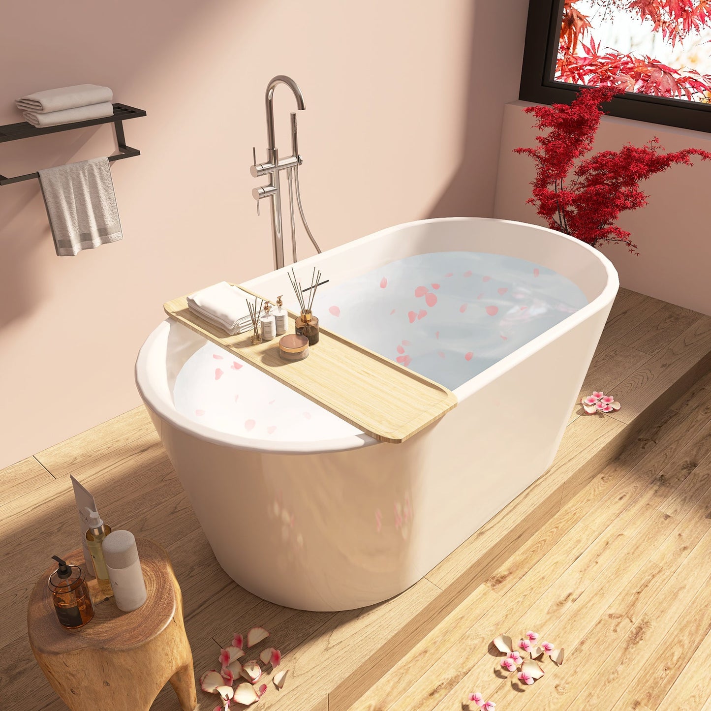 Freestanding Bathtub – Glossy White – Sorella