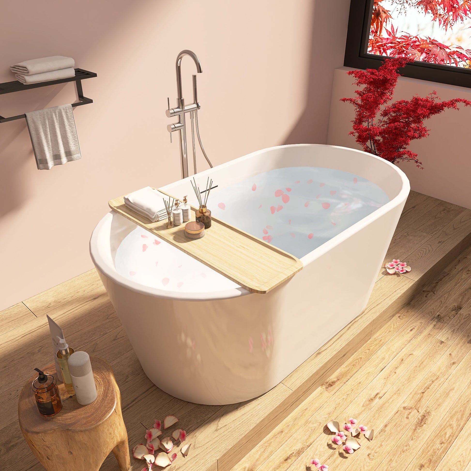 Freestanding Bathtub – Glossy White – Sorella