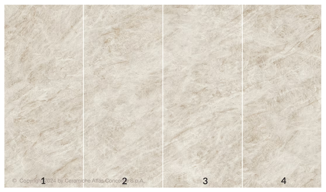 Atlas Concorde HybridSlab™ Taj Mahal Rectified Porcelain Slab