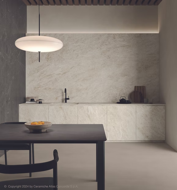 Atlas Concorde HybridSlab™ Taj Mahal Rectified Porcelain Slab