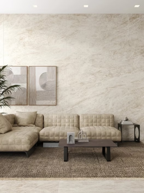 Atlas Plan PorcelainTop™ Taj Mahal Porcelain Slab