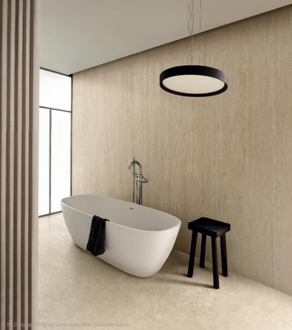 Atlas Concorde HybridSlab™ Travertine Sand Rectified Porcelain Slab