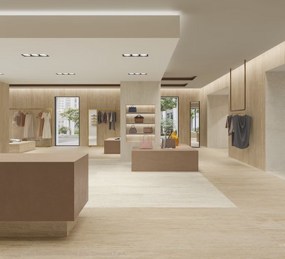 Atlas Plan PorcelainTop™ Travertine Sand Porcelain Slab