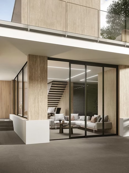 Atlas Plan PorcelainTop™ Travertine Sand Porcelain Slab