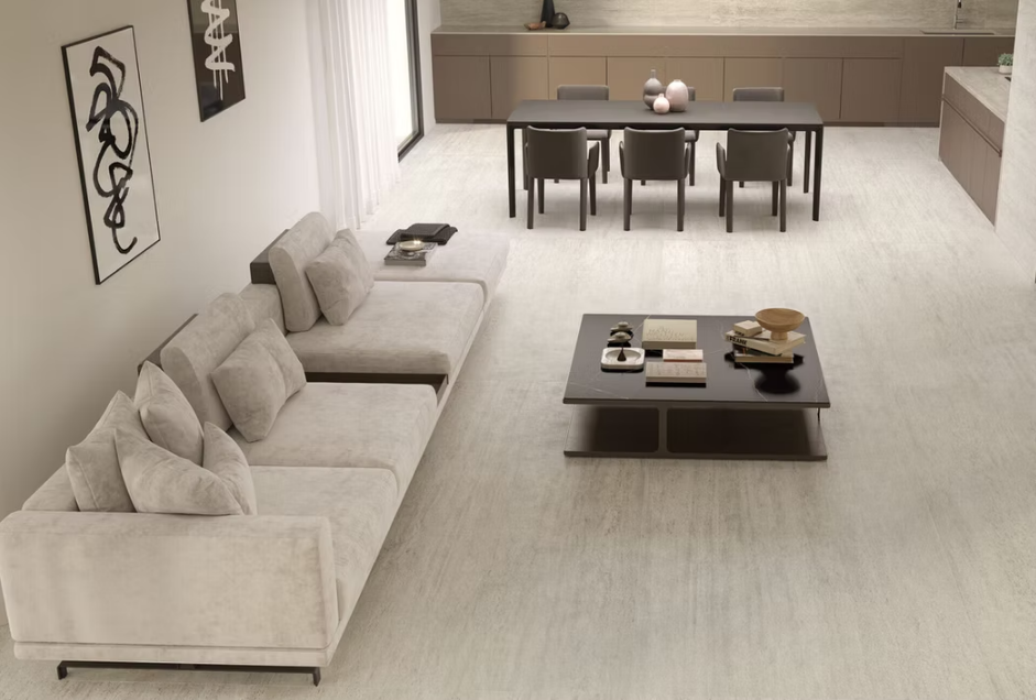 Atlas Concorde HybridSlab™ Travertine White Rectified Porcelain Slab