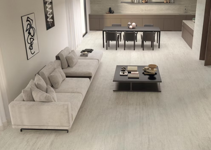 Atlas Plan PorcelainTop™ Travertine White Porcelain Slab