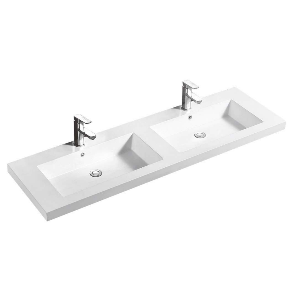 Sleek Intergrated Sink Acrylic Vanity Top