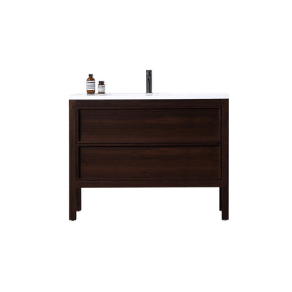 Annecy 48" Freestanding Bathroom Vanity with Acrylic Integrated Sink Top