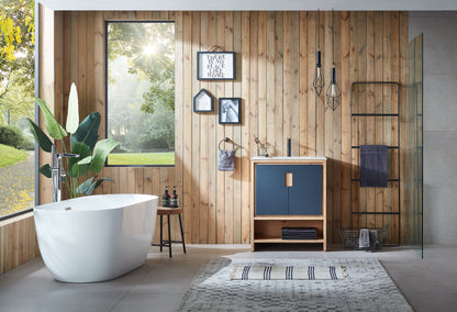 Lyon 30" Bathroom Vanity in Black of Night