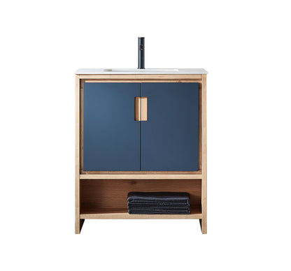 Lyon 30" Bathroom Vanity in Black of Night