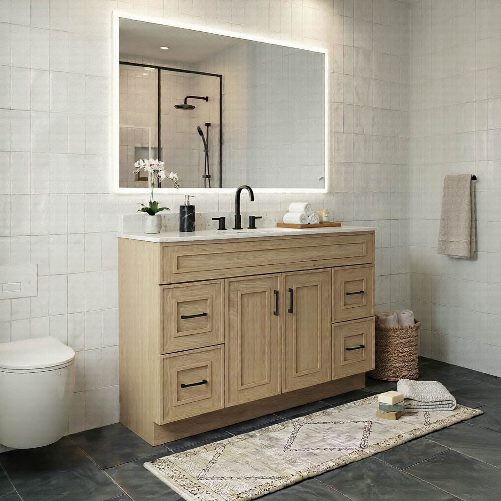 Oak Natural Double Slim Shaker