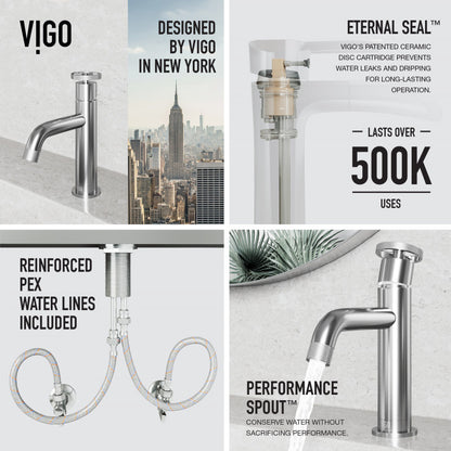 Cass Pinnacle Bathroom Lavatory Faucet