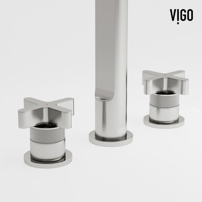 Wythe Cross 8" Widespread Bathroom Lavatory Faucet