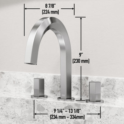 Hart Hexad 8" Widespread Bathroom Lavatory Faucet