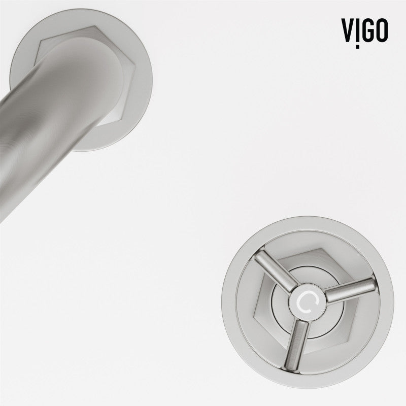 Hart Wheel 8" Widespread Bathroom Lavatory Faucet