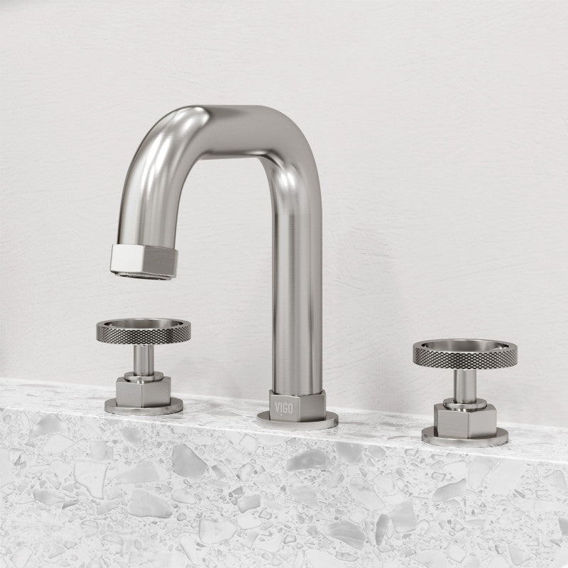 Hart Wheel 8" Widespread Bathroom Lavatory Faucet