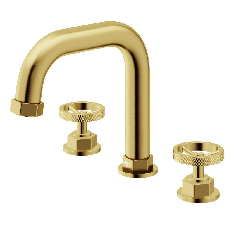 Hart Wheel 8" Widespread Bathroom Lavatory Faucet