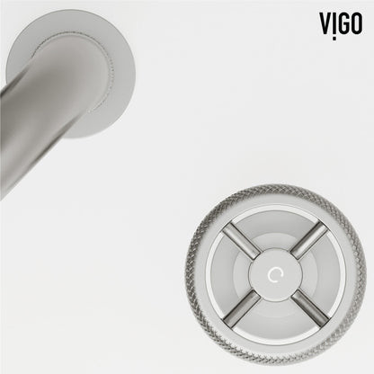 Wythe Wheel 8" Widespread Bathroom Lavatory Faucet