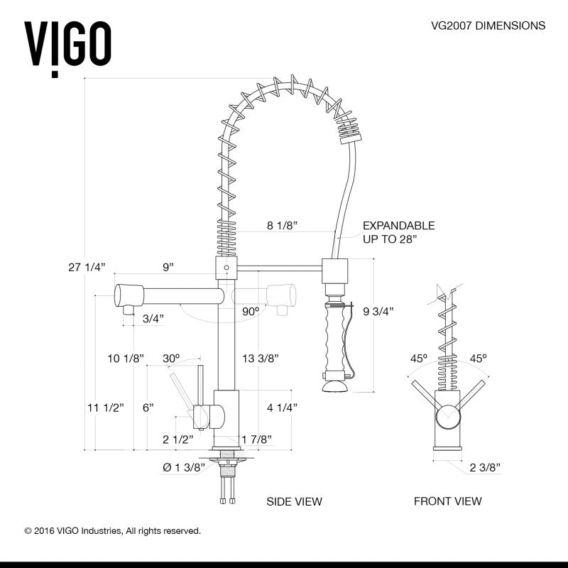 Zurich Kitchen Faucet with Pot Filler