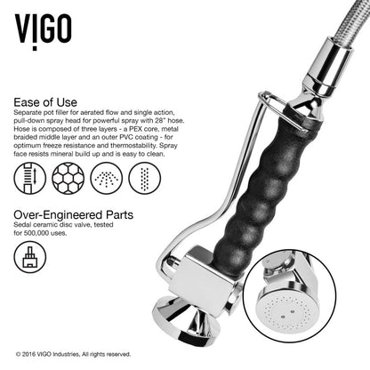 Zurich Kitchen Faucet with Pot Filler