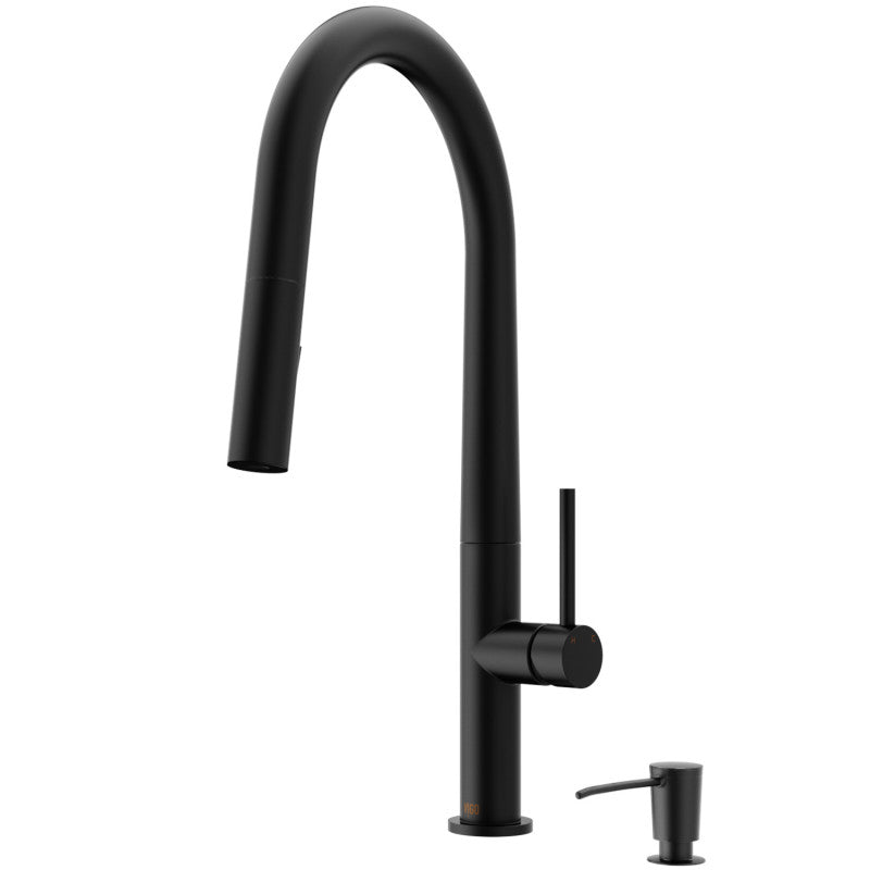 Greenwich Kitchen Faucet with Matching Soap Dispenser
