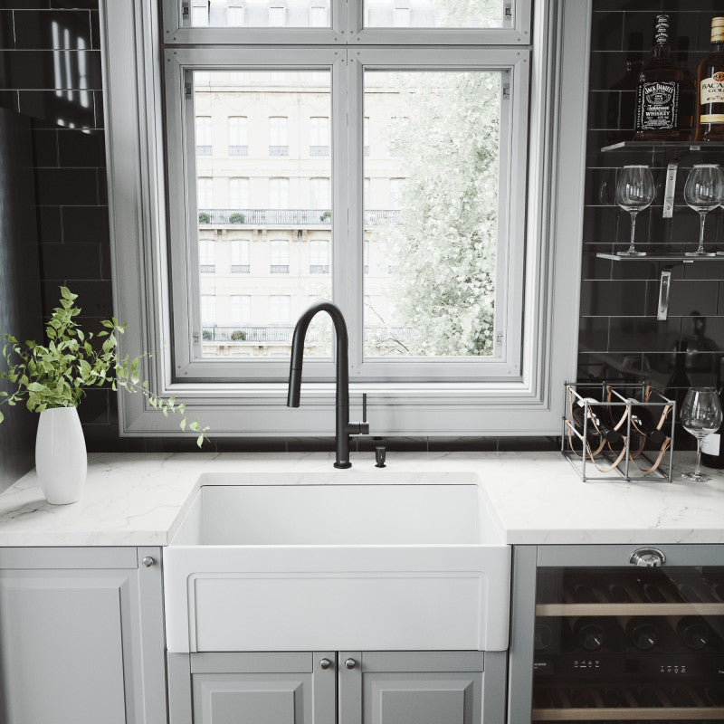 Greenwich Kitchen Faucet with Matching Soap Dispenser
