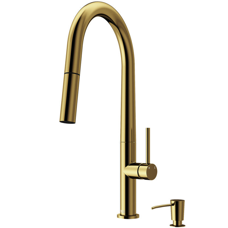 Greenwich Kitchen Faucet with Matching Soap Dispenser