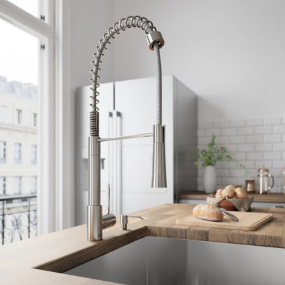 Laurelton Kitchen Faucet with Matching Soap Dispenser