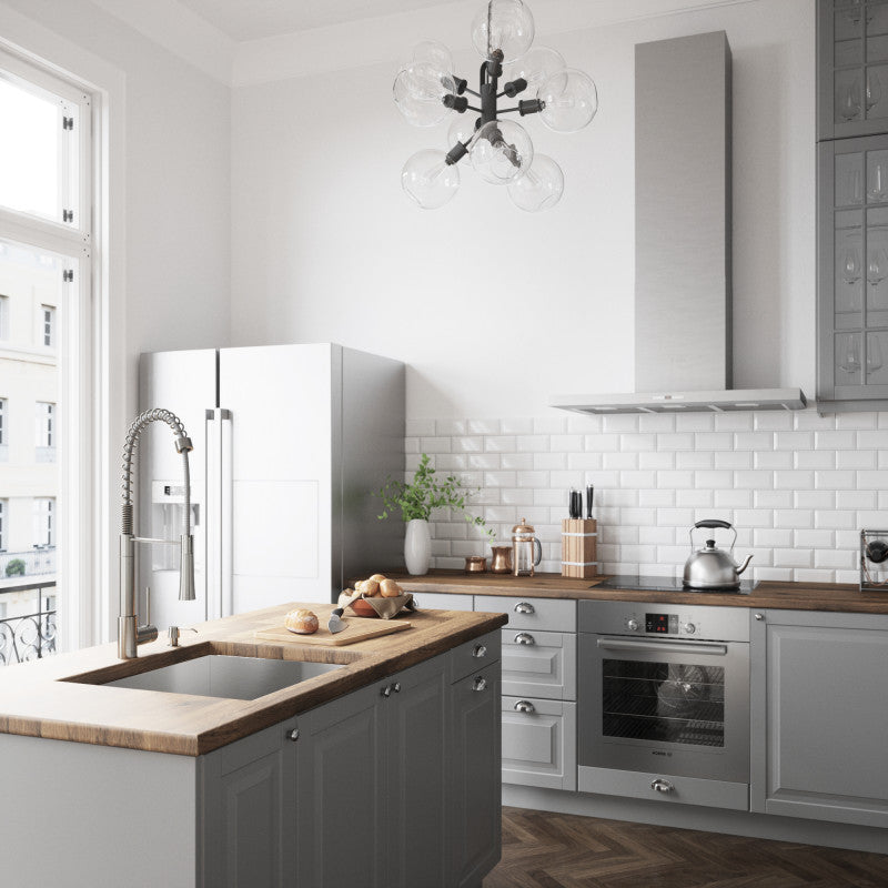 Laurelton Kitchen Faucet with Matching Soap Dispenser