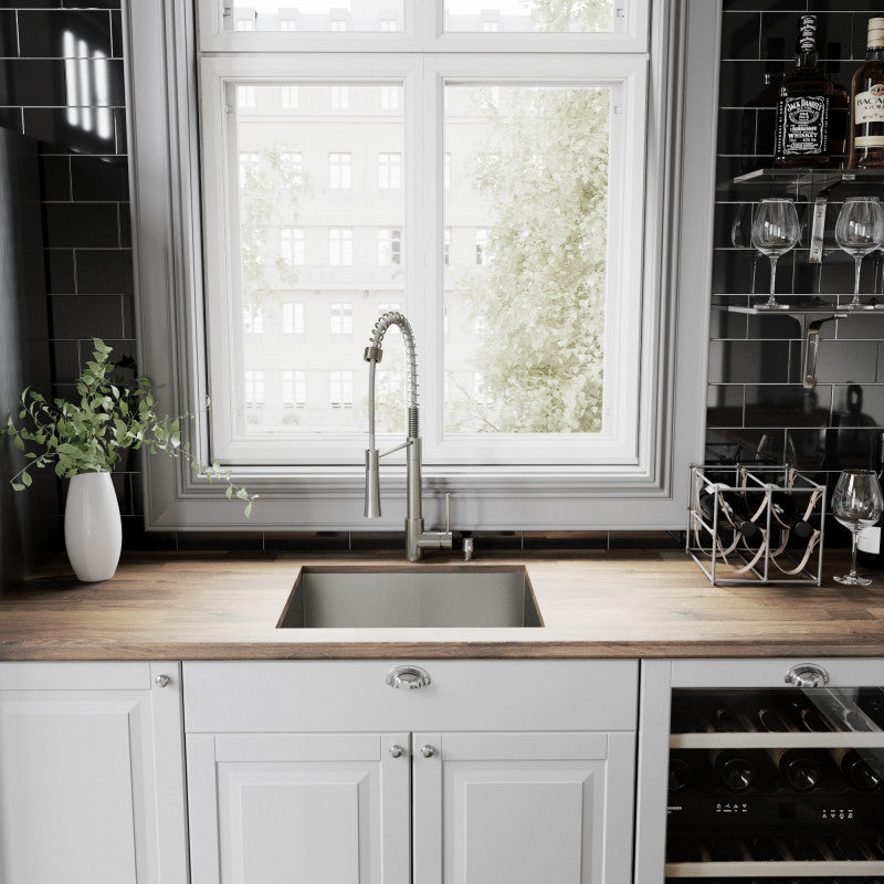 Laurelton Kitchen Faucet with Matching Soap Dispenser